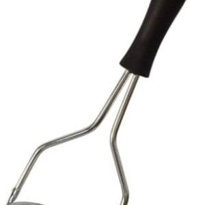 Amassador De Batata Aço Inox Alta Resistência Multiuso Purê Legumes Frutas Fácil De Limpar