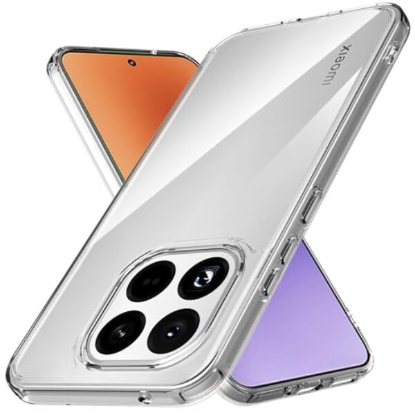 Anoowkoa Capa projetada para Xiaomi 15T: TPU e PC [antiamarelamento] capa transparente para celular. À prova de choque de grau militar. Ultrafina à prova de quedas e ultramacia. Para Xiaomi 15T