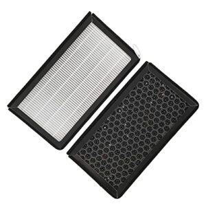 aqxreight 2 PCS Elemento de Filtro de Ar Condicionado Preto Branco Substituição para 20172020 Substituição o Padrão ou Uma 2017-2020 Fabricada Com Precisão para e