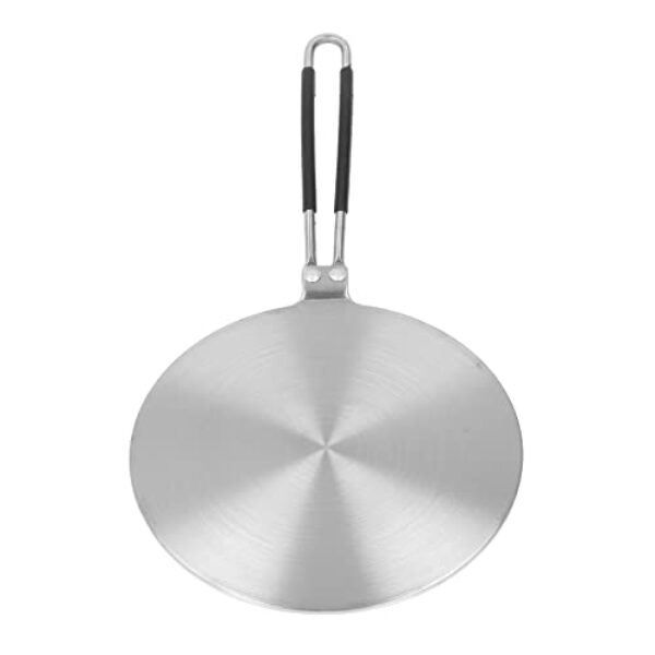 aqxreight Difusor de Calor para Fogão a Gás, Placa de Indução de Aço Inoxidável, Distribui Uniformemente o Calor, Alça Segura, Use Com Fogão de Indução para Panela de Ferro e Panela de