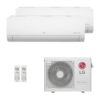 Ar-Condicionado Multi Split Inverter LG 24.000 (1x Evap HW 7.000 + 1x Evap HW 18.000) Quente/Frio 220V