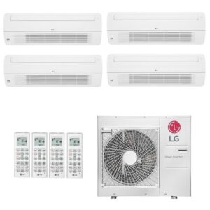 Ar-Condicionado Multi Split Inverter LG 30.000 (1x Evap HW Artcool 9.000 + 1x Evap HW Artcool 24.000) Quente/Frio 220V