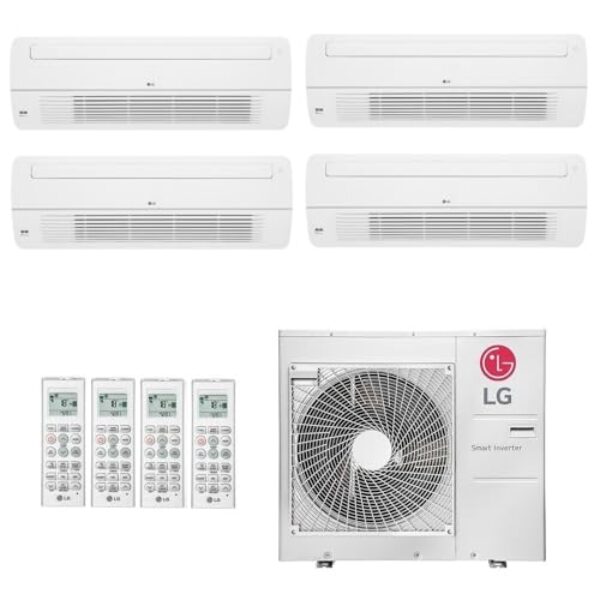 Ar-Condicionado Multi Split Inverter LG 30.000 (1x Evap HW Artcool 9.000 + 1x Evap HW Artcool 24.000) Quente/Frio 220V
