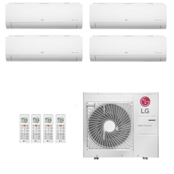 Ar-Condicionado Multi Split Inverter LG 30.000 (3x Evap HW 7.000 + 1x Evap HW 18.000) Quente/Frio 220V