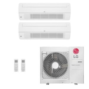 Ar-Condicionado Multi Split Inverter LG 36.000 (1x Evap HW 9.000 + 1x Evap HW 24.000) Quente/Frio 220V