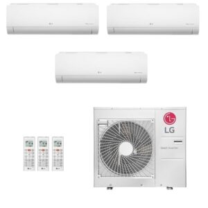 Ar-Condicionado Multi Split Inverter LG 48.000 (3x Evap Cassete 4 Vias 18.000) Quente/Frio 220V
