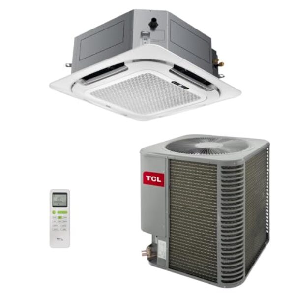 Ar-Condicionado Split Cassete 4 Vias Inverter TCL 36.000 BTUs Só Frio 220V Monofásico