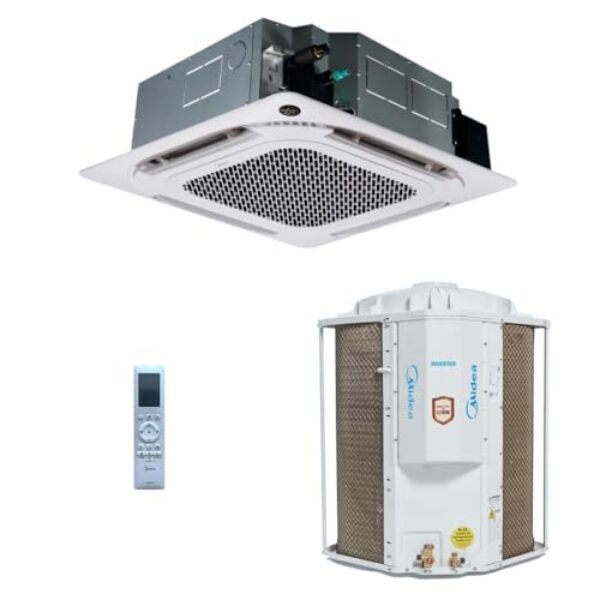 Ar-Condicionado Split Cassete Inverter 4 Vias Midea Connect 60.000 BTUs R-32 Só Frio 220V Monofásico