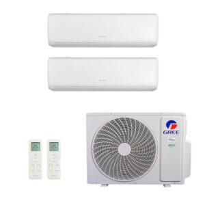 Ar Condicionado Bi Split Gree Inverter G Max 36.000 Btus (2x Hi Wall 18.000) Quente e Frio 220v R-32