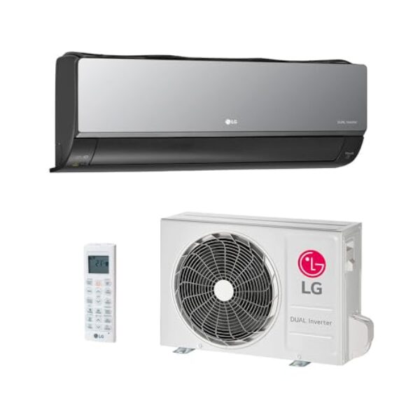 Ar Condicionado Split Hw Lg Dual Inverter Artcool Voice R-32 +ai 22000 Btus Frio Cinza 220v