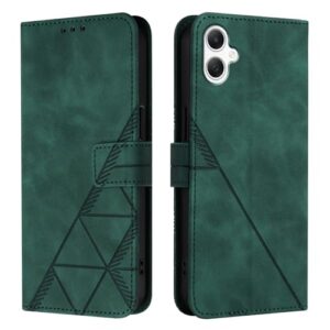 Asdsinfor Capa flip para Samsung A06 couro sintético carteira coldre com suporte para cartões fecho magnético à prova de choque Folio Protect Cover para Samsung Galaxy A06. Verde YBS