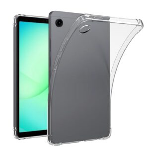 Asgens Capa transparente para Samsung Galaxy Tab A11 Plus 11 polegadas 2025, capa protetora de silicone TPU macio e leve com absorção de choque para Samsung Galaxy Tab A11 de 11 polegadas