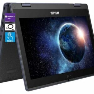 ASUS Ecrã táctil HD de 11,6 polegadas 2 em 1, processador Intel Celeron N100, 4 GB RAM 128 GB SSD, Wi-Fi 6, Bluetooth 5.1, resistente a derramamentos, revestimento anti-reflexo, Windows 11 Pro,