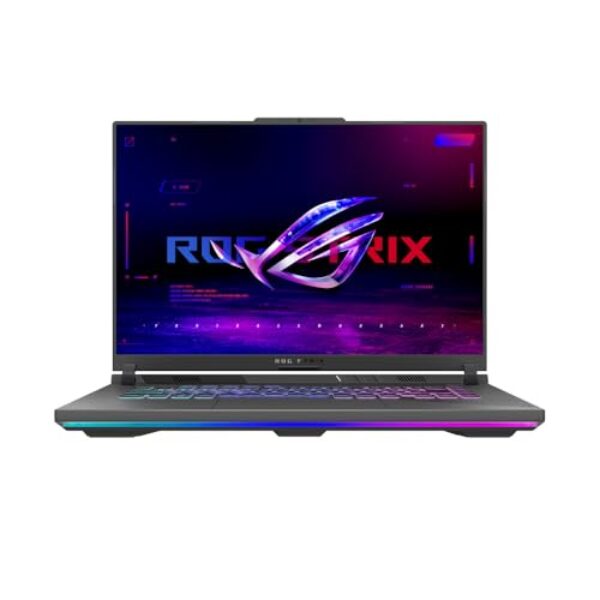 ASUS Laptop para jogos ROG Strix G16 2025, tela FHD de 16 polegadas + 165 Hz, AMD Ryzen 9 9955HX, 16 GB DDR5 RAM, SSD de 1 TB, NVIDIA GeForce RTX 5060 8 GB, teclado RGB, Windows 11, cinza Eclipse