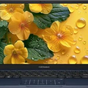 ASUS Laptop Vivobook 14, tela LED FHD de 14 polegadas (1920 x 1080), Intel i5-1334U, 10 núcleos, RAM DDR4 de 16 GB, SSD PCIe de 512 GB, HDMI, azul silencioso, Windows 11 Home, mouse pad TWE