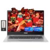 ASUS Notebook Chromebook CX1 35.6 cm FHD antirreflexo, Intel Celeron N4500, 4 GB de RAM, 224 GB de armazenamento (conjunto de estação de ancoragem de 64 GB eMMC + 160 GB), gráficos Intel UHD, WiFi 6,