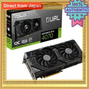 ASUS Placa de Vídeo DUAL RTX4070 modelo RTX4070 para jogos e desempenho gráfico