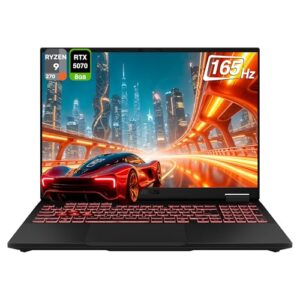 ASUS TUF A16 Copilot+ Laptop para jogos, AMD Ryzen 9 270, 32 GB DDR5 RAM, 1 TB PCle SSD, 16 polegadas FHD+ (1920 x 1200) 165 Hz, Nvidia G-Force RTX 5070, teclado RGB de 1 zona, W11 Home, cinza Jaegar