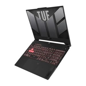 ASUS TUF Gaming A15 Laptop para jogos, 39.6 cm FHD 144Hz, tela 100% sRGB, GeForce RTX 4050, AMD Ryzen 7 7435HS, 16GB DDR5, SSD PCIe 512GB, Wi-Fi 6, Windows 11, FA507NUR-AS73