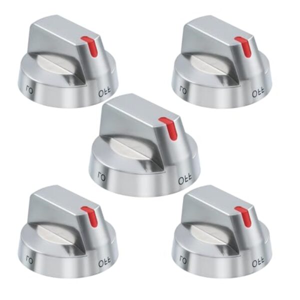 atgestore Peças de reposição atualizadas DG64-00473A para fogão Peças de reposição Samsung Range Parts Botão de controle do queimador NX58H5600SS NX58R5601SS Puxador de fogão de fogão de fogão de