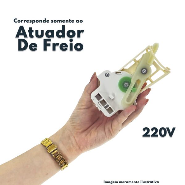 Atuador De Freio Lavadora Electrolux Ltr15 Lbu15 Ltd15 Ltd13 220v 64500662 Original Lavadora de Roupa 15KG 16Kg Maquina de Lavar