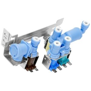 【Atualizado】242253002 Válvula de entrada de água para geladeira 242102201 da Cenipar, 242253002 Compatível com Crosley Frigidaire Kenmore geladeira substituir 2689640 AP5669874 PS7321353 EAP7321353