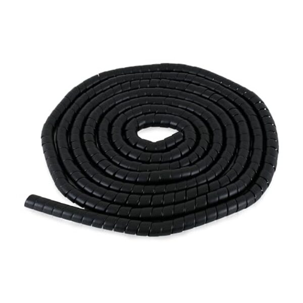 aurorareveal Tubo protetor de fio de mangueira espiral retardante de chamas com comprimento de 3,18 cm OD x 6,5 m com extensão da vida útil da mangueira