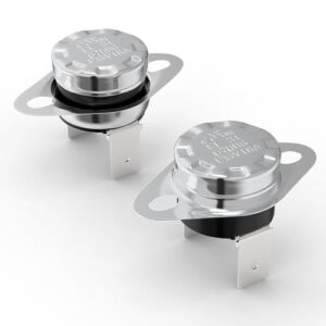 Awozkcd Termostato UL/CUL KSD301 125V 16A Interruptor de corte térmico, 70°C/70.0 °C desligado e 60°C/60.0 °C em N.C normalmente fechado, termostato bimetálico de reposição automática serve para