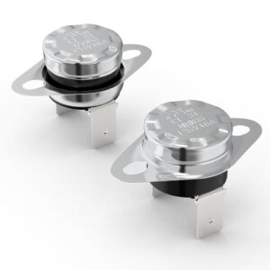 Awozkcd Termostato UL/CUL KSD301 de 125 V 16 A, interruptor de ligar/desligar térmico, 100°C/100.0 °C desligado e 80°C/80.0 °C ligado normalmente fechado, termostático de disco térmico bimetálico, 2