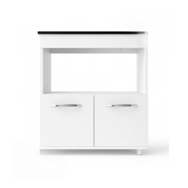 Balcão Para Cozinha 4 e 5 Bocas com 2 Portas Compacto - Armario Balcão Resistente (Branco 4 Bocas)