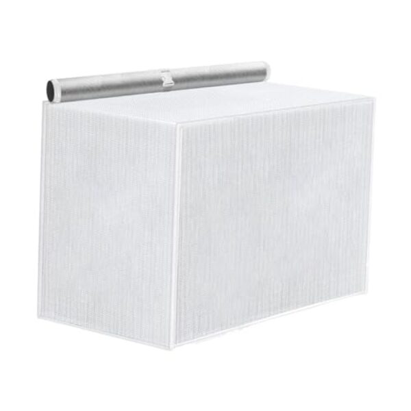 Baoblaze Capa para ar condicionado externo para unidades externas, malha respirável, proteção universal à prova d'água para quarto e verão, Branco