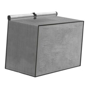 Baoblaze Capa para ar condicionado externo para unidades externas, malha respirável, proteção universal à prova d'água para quarto e verão, Preto