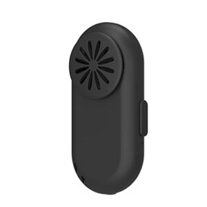 barenx Mini ventilador de máscara facial USB recarregável clipe na capa facial esportes viagem protetor facial cooler ar condicionado ventilador de resfriamento - preto