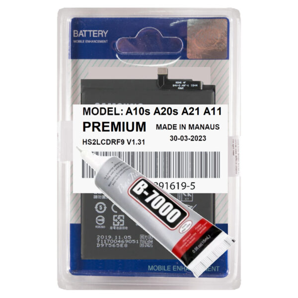 Battria Compatível Com Galaxy A10s / Galaxy A20s / Galaxy A21 / Galaxy A11 + Testada + Cola!