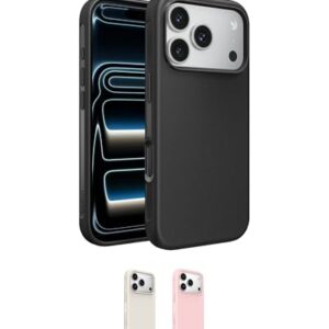 Belkin Capa para iPhone 17 Pro, protetora, compatível com MagSafe com revestimento tratado antiarranhões e anti-amarelamento, controle de câmera sensível ao toque - grau militar, design fino, à prova