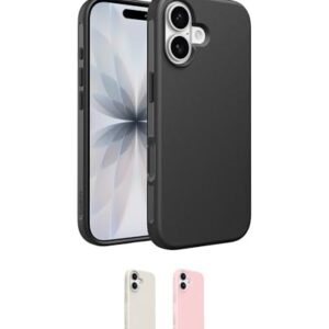Belkin Capa para iPhone 17, protetora, compatível com MagSafe com revestimento tratado antiarranhões e anti-amarelamento, controle de câmera sensível ao toque - grau militar, design fino, à prova de