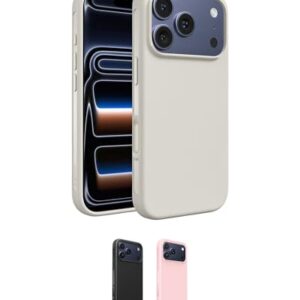 Belkin Capa protetora para iPhone 17 Pro Max, compatível com MagSafe com revestimento tratado antiarranhões e anti-amarelamento, controle de câmera sensível ao toque – grau militar, design fino, à