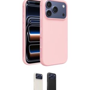 Belkin Capa protetora para iPhone 17 Pro Max, compatível com MagSafe com revestimento tratado antiarranhões e anti-amarelamento, controle de câmera sensível ao toque – grau militar, design fino, à
