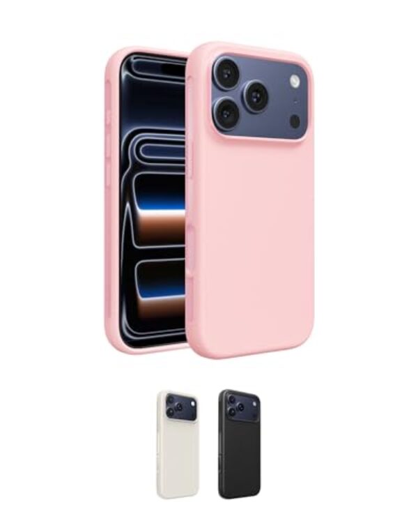 Belkin Capa protetora para iPhone 17 Pro Max, compatível com MagSafe com revestimento tratado antiarranhões e anti-amarelamento, controle de câmera sensível ao toque – grau militar, design fino, à