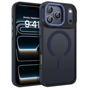 BENTOBEN Capa magnética para iPhone 17 Pro 2025 [compatível com Magsafe] [proteção de nível militar] Capa protetora fosca feminina masculina antiderrapante à prova de choque para iPhone 17Pro 6,3