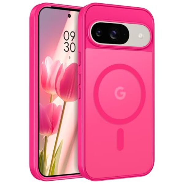 BENTOBEN Capa para Google Pixel 10 Pro [compatível com Magsafe] Capa magnética fosca translúcida para Pixel 10 Pro, fina, à prova de choque, feminina, masculina, capa protetora para celular Pixel10