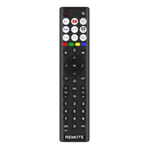 Beyution Controle remoto de substituição de voz ERF2R38H adequado para Hisense A7 Series 4K UHD Smart Google TV 43A7N 50A7N 65A7N 55A7N 75A7N 85A7N (modelo 2024)