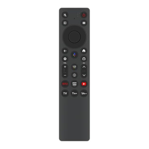 Beyution Controle remoto de voz de substituição adequado para TCL QM6K, QM7K Series QD-Mini LED 4K UHD Google Smart TV 55QM7K 65QM7K 75QM7K 85QM7K 98QM7K 115QM7K 55QM6K 65QM6K 75QM6K 85QM6K 98QM6K