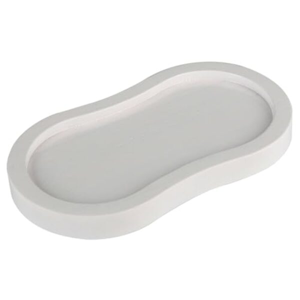 BINHAI Bandeja branca para moedor de sal e pimenta, descanso de madeira para moedor de pimenta, superfície de trabalho e protetor de mesa de jantar (moedor de pimenta não incluído)