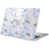 BlHMCASE Capa compatível com MacBook Air de 13 polegadas M1 A2337 A2179 A1932 2022 2021 2020 2019, capa rígida protetora floral para MacBook Air de 13,3 polegadas