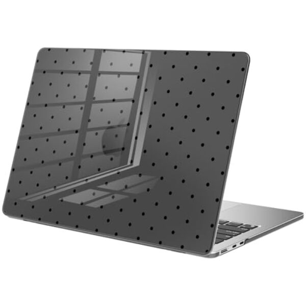 BlHMCASE Compatível com MacBook Air de 15 polegadas 2025 2024 2023 versão M3 A3114 M2 A2941, linda capa rígida protetora de bolinhas para Mac Air 15
