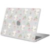 BlHMCASE Compatível com MacBook Pro 13 polegadas capa M2 2025, 2024-2016 A2338 M1 A2251 A2289 A2159 A1989 A1708 A1706, capa rígida protetora de coelho fofo morango para Mac Pro 13