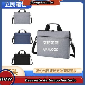 Bolsa Portátil De 12-13,3'14-14,6 15-15,6 Com Alça Para Laptop Sling Adequada Ipad Samsung De 15,6 Polegadas De Camada