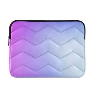 Bolsas para laptop degradê de cor rosa, capa para laptop de 16 polegadas à prova de choque, capa protetora para transporte de computador, bolsa de trabalho de 15,6 polegadas para mulheres