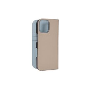 BONAVENTURA (para capa para iPhone 17 Diary, couro nobile [Greige], compatível com MagSafe, feita do melhor couro europeu, couro legítimo, presente BODN17-GGBN